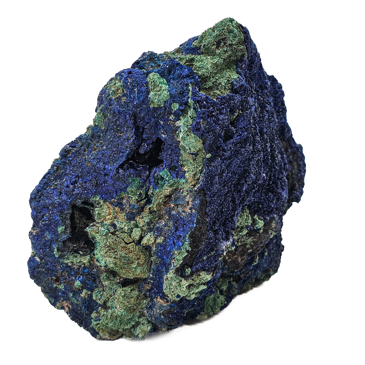 Azurite and Malachite specimen.