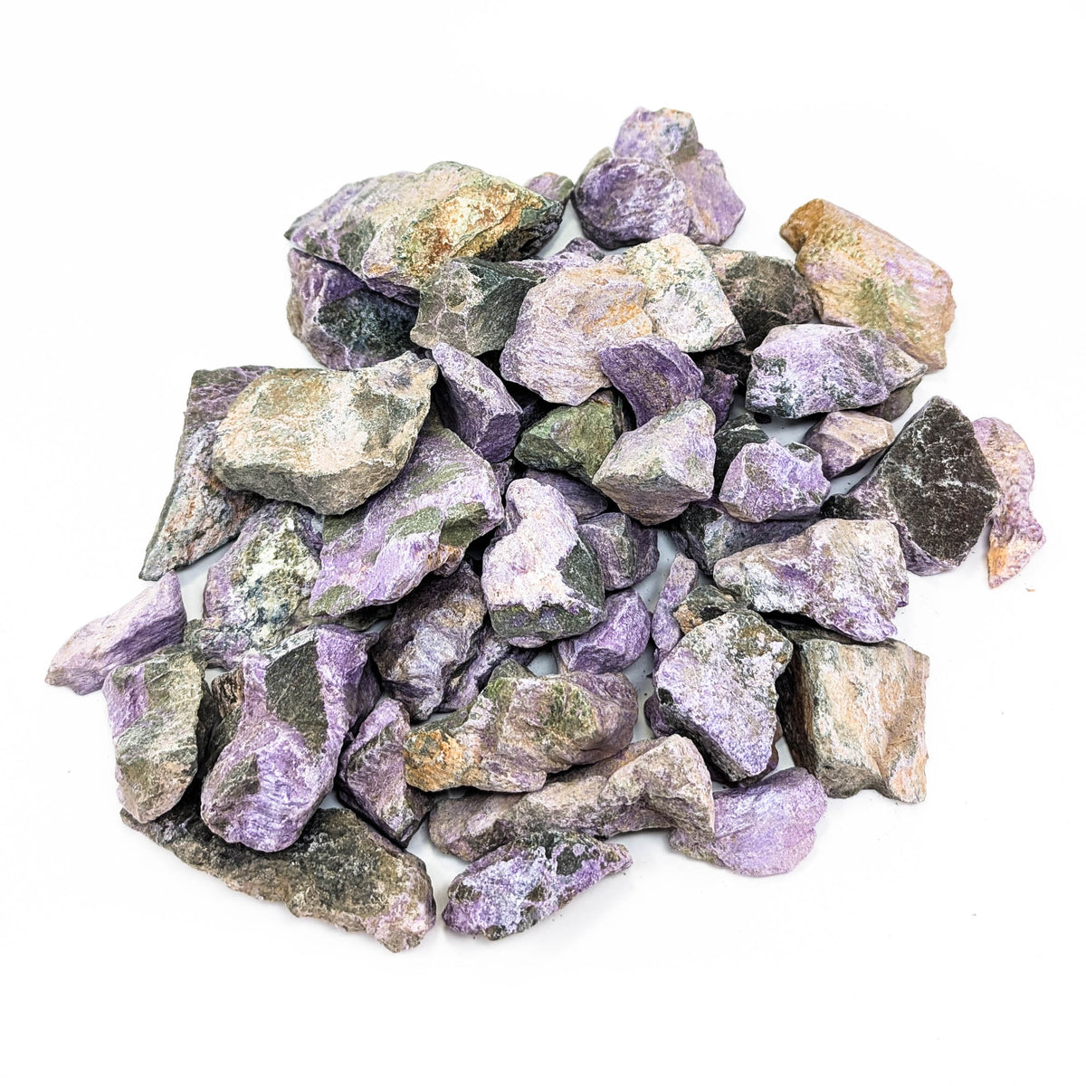 Stichtite (Atlantisite) rough from South Africa.