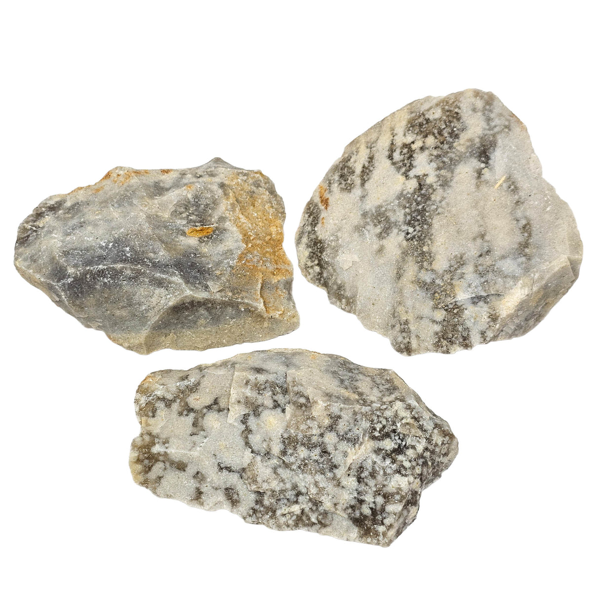 Tallahatta quartzite rough from Mississippi – three pieces