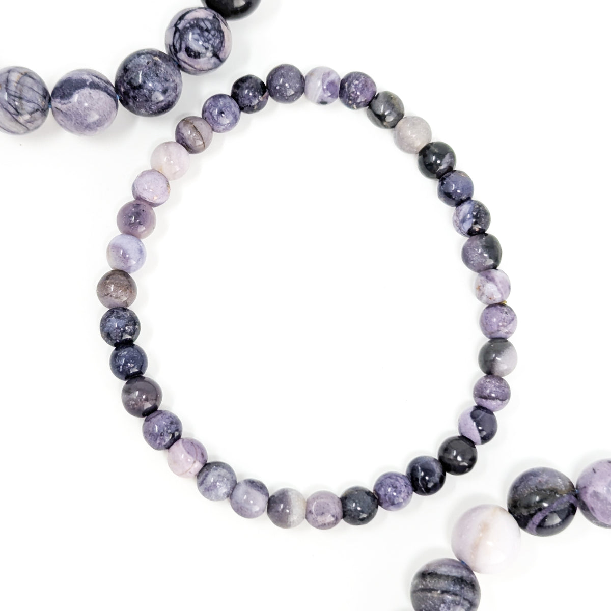 Tiffany stone bead bracelet: single bracelet