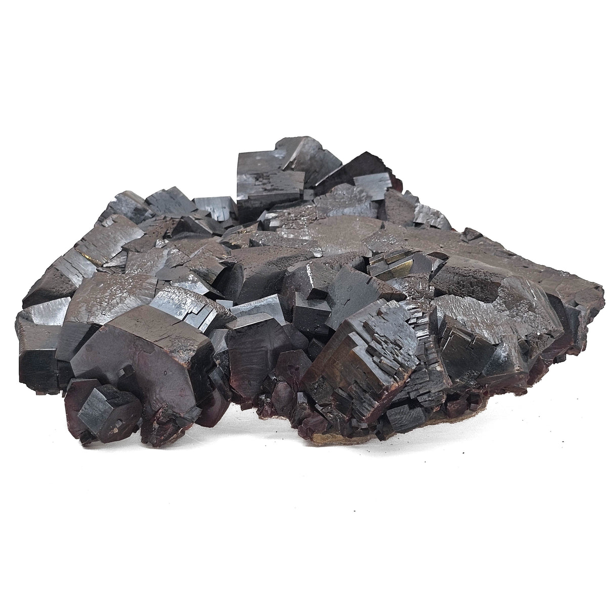 Vanadinite specimen, a lead vanadate, from Mibladen Mining District, Morocco.