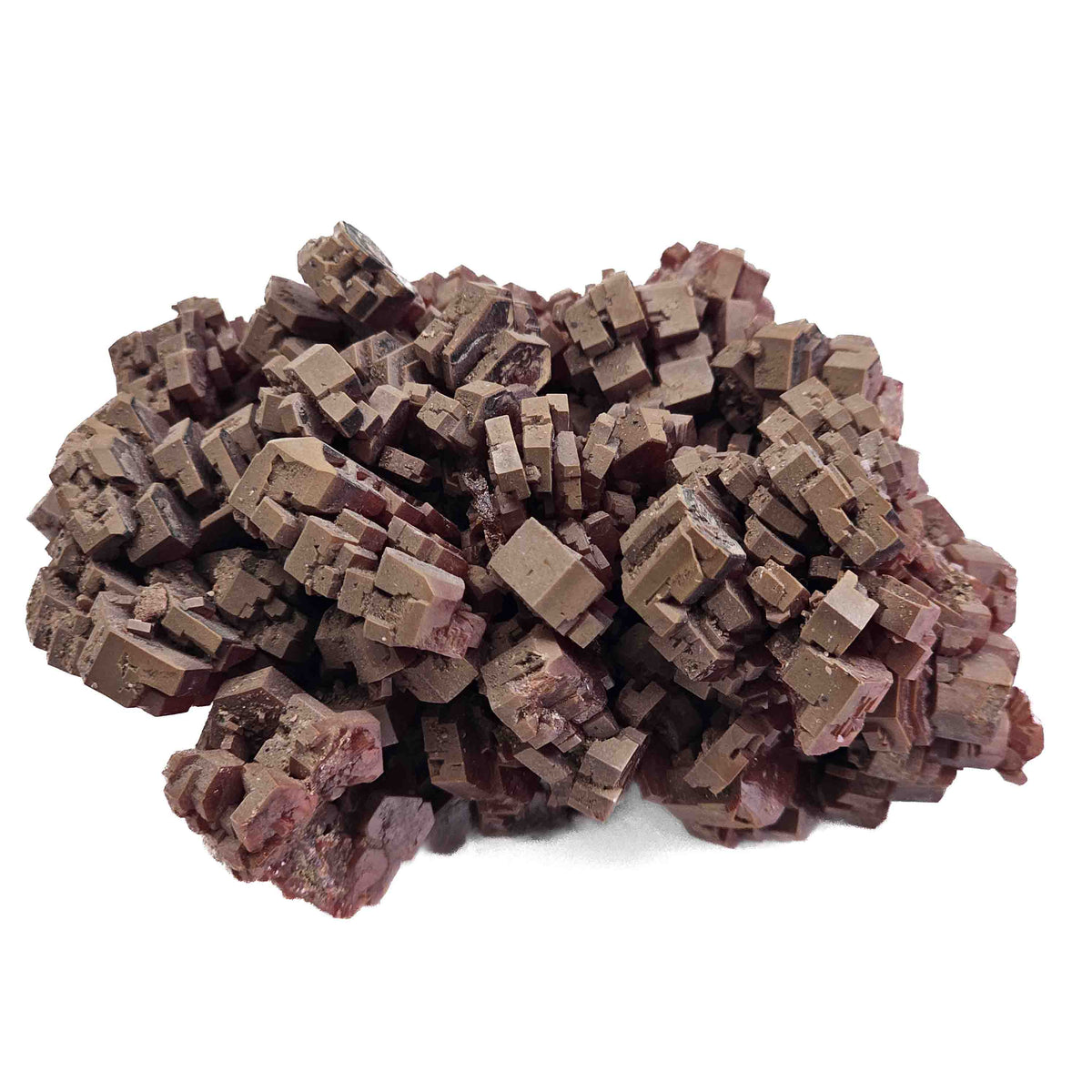 Vanadinite specimen, a lead vanadate, from Mibladen Mining District, Morocco.