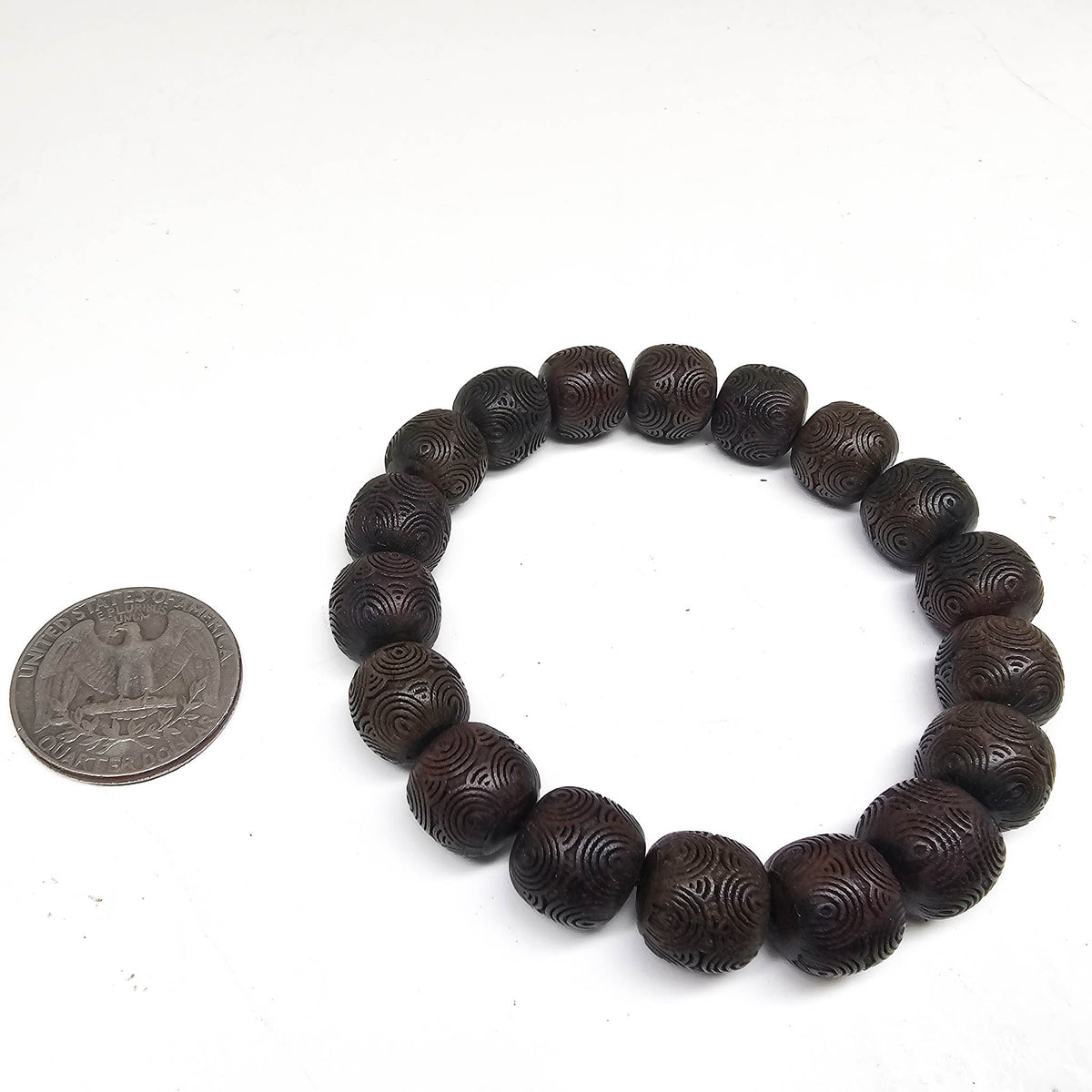 Wood Bead bracelet.