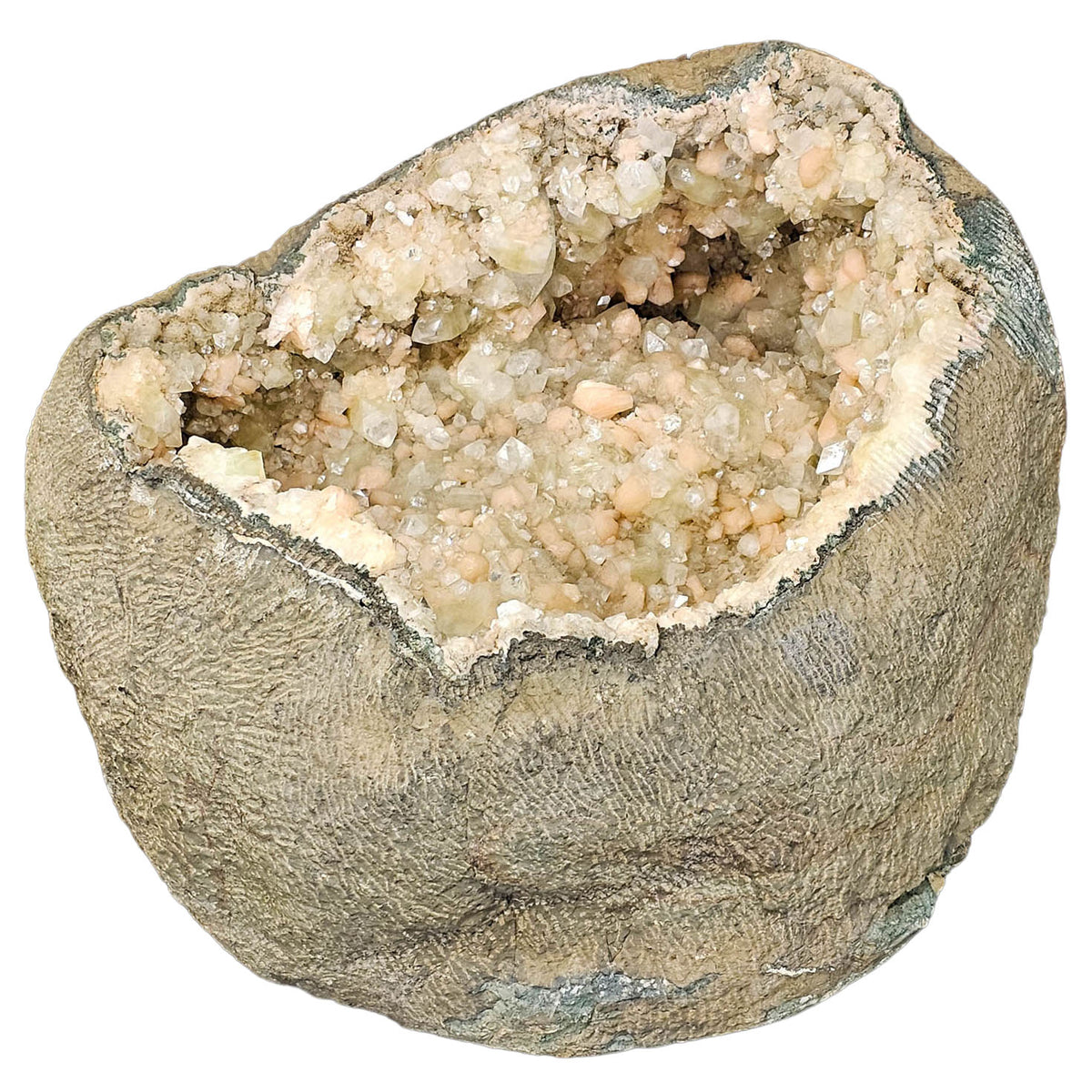 Apophyllite & Stilbite Geode - Statement Specimen