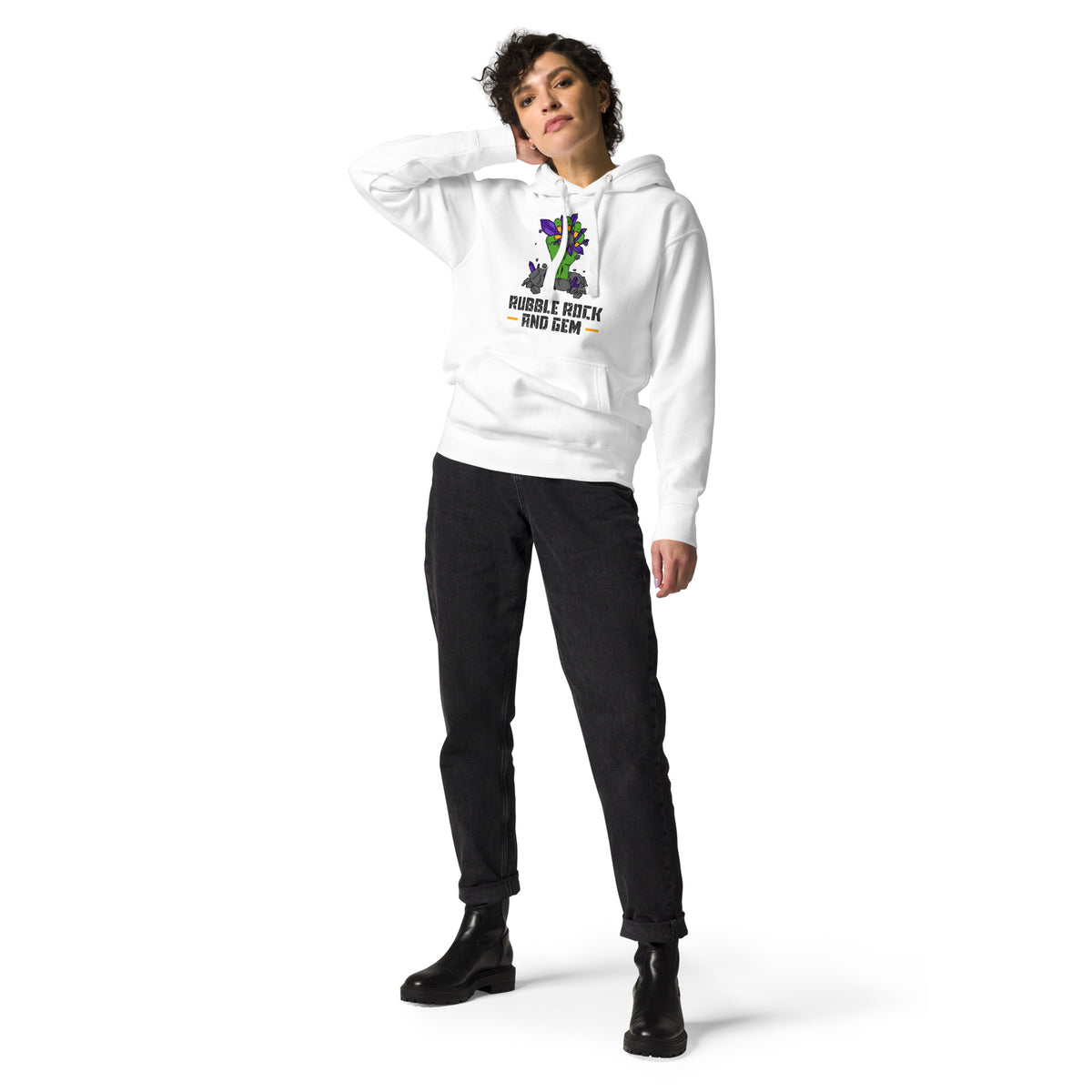 Unisex hoodie with the classic logo.