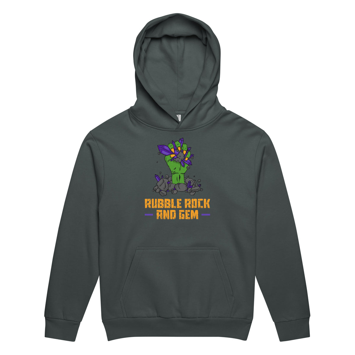 Urban Garment dyed hoodie with the classic logo.