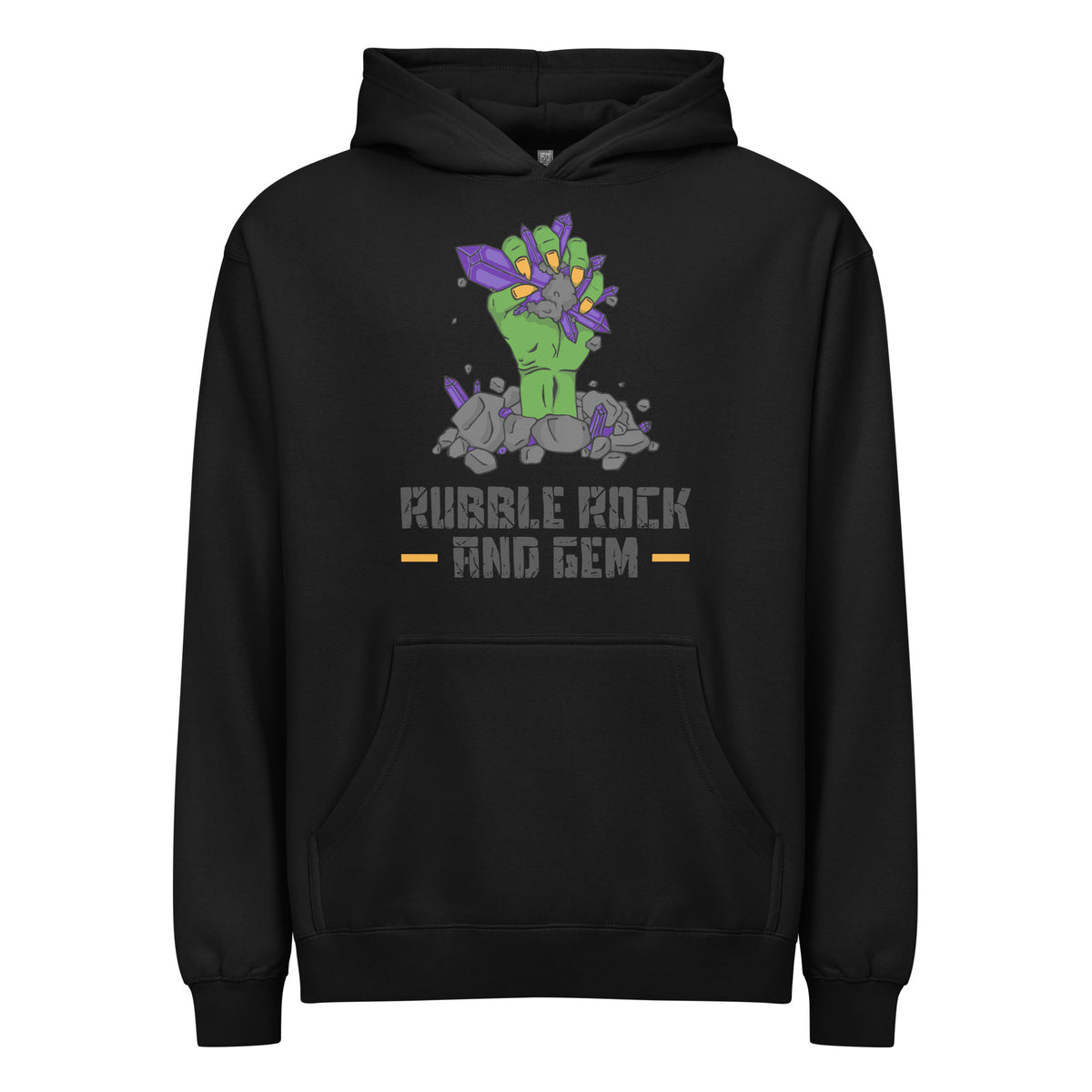 Men’s box hoodie with the classic logo.
