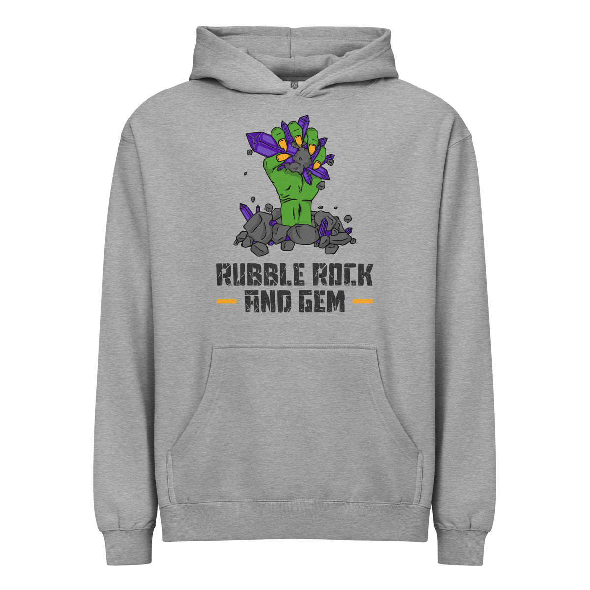 Men’s box hoodie with the classic logo.