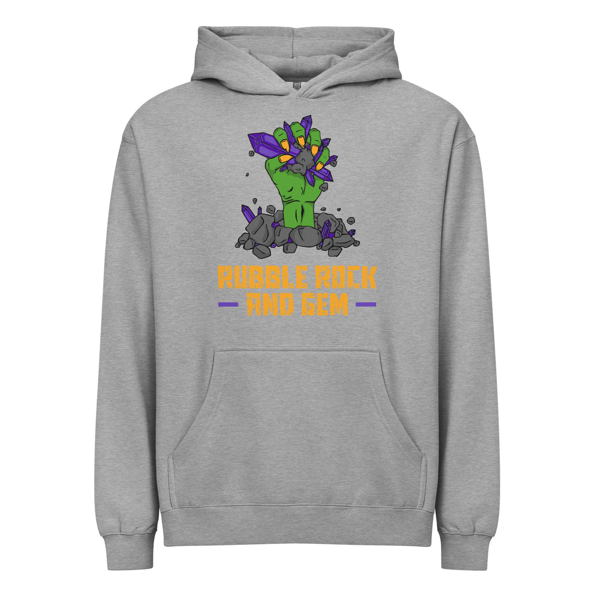Men’s box hoodie with the classic logo.