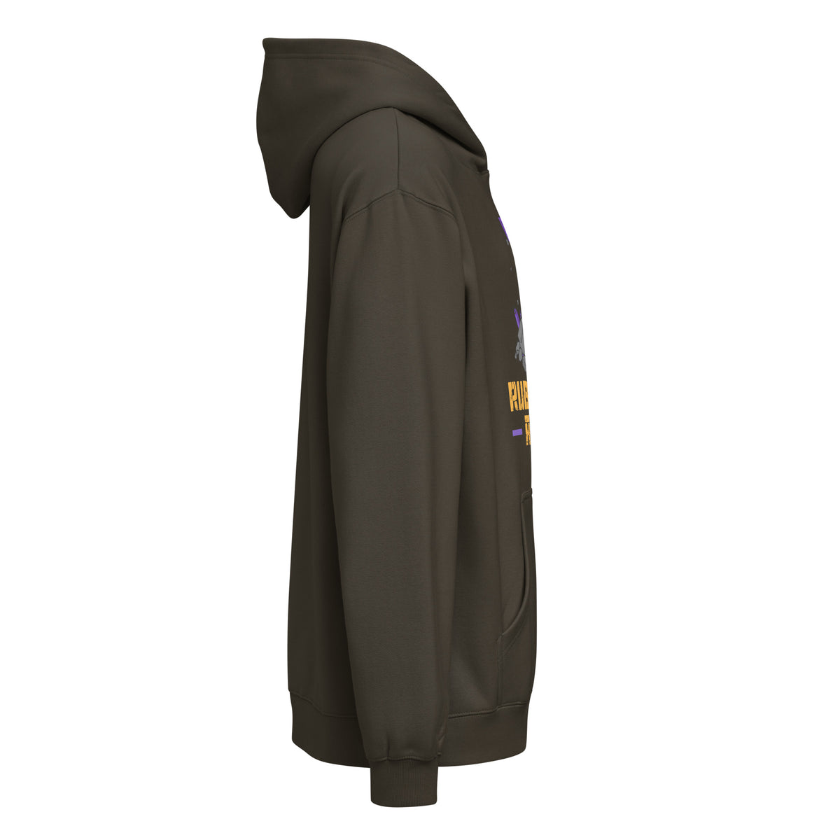 Men’s box hoodie with the classic logo.