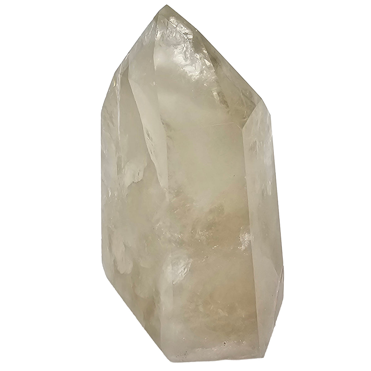 Citrine freeform crystal, a variety of quartz, from Minas Gerais, Brazil.