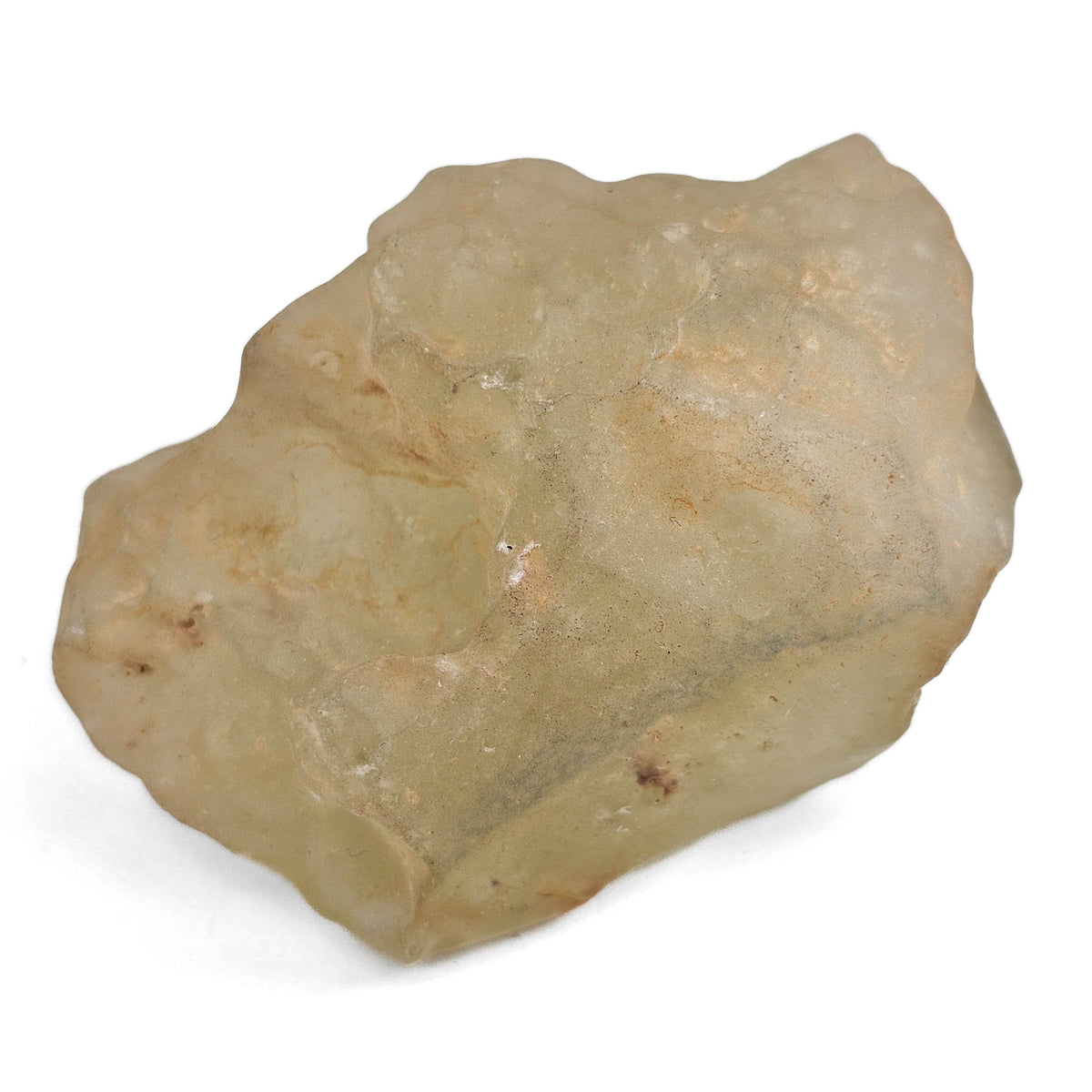 Libyan Desert Glass 82g specimen from Great Sand Sea, New Valley Governorate, Egypt.
