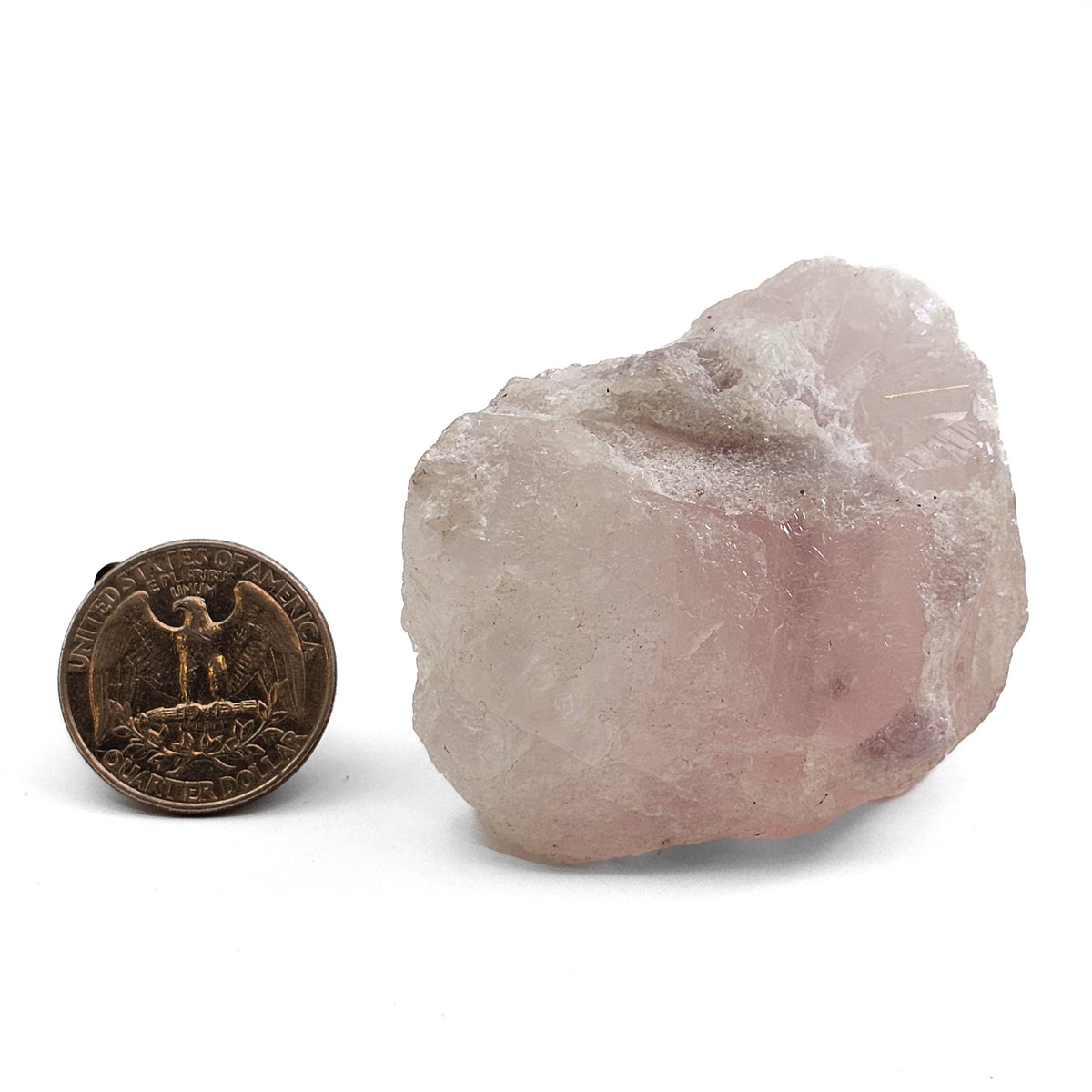 Morganite specimen, a variety of beryl.