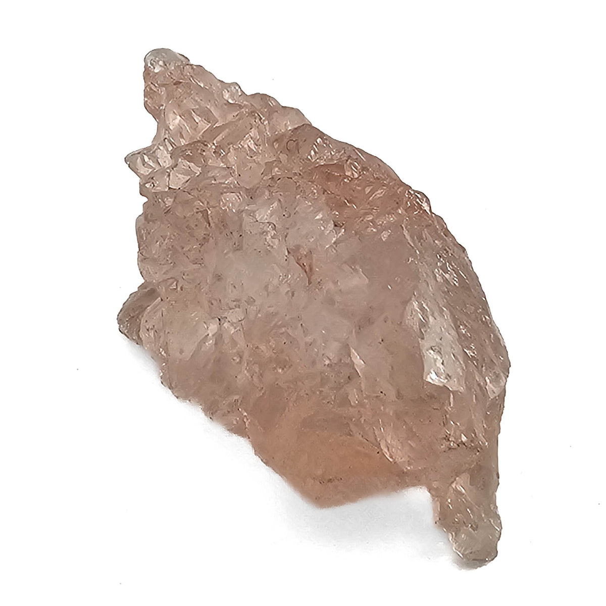 Etched Morganite specimen, a variety of beryl.