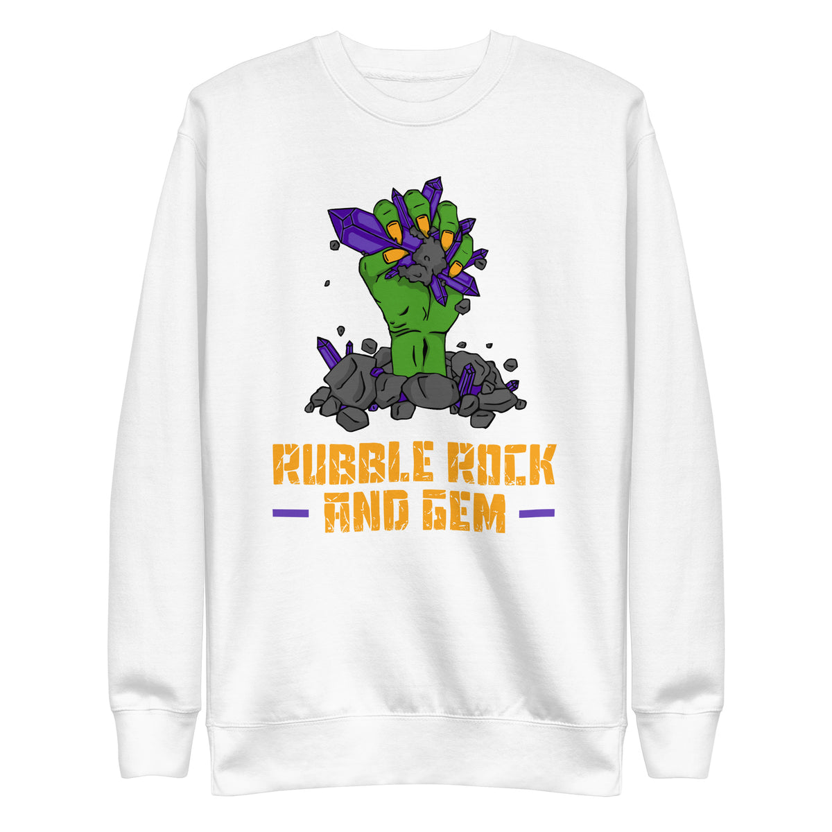 Unisex premium sweatshirt with the classic logo.