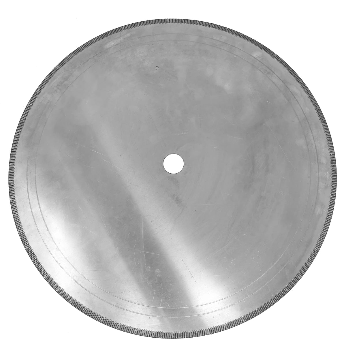 Thin Diamond lapidary saw blade.