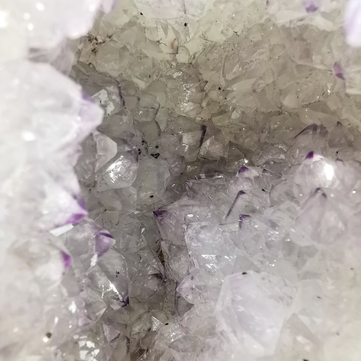 Amethyst Crystal sphere specimen, a variety of quartz, from Brazil.