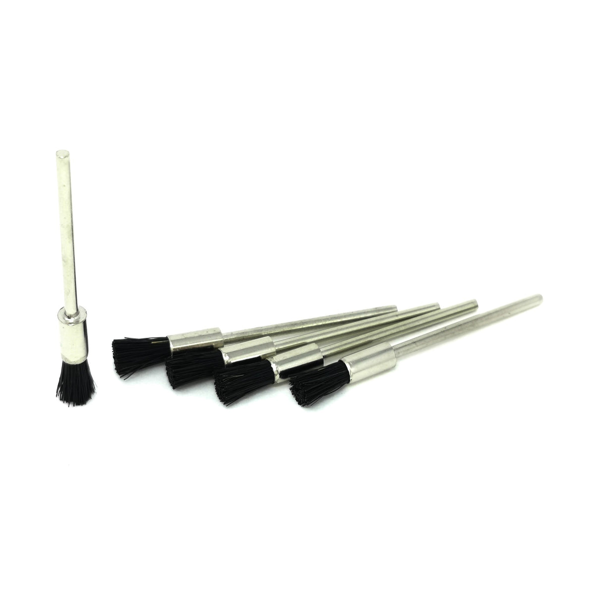 Black Bristle Brush small 5pcs, made of nylon.