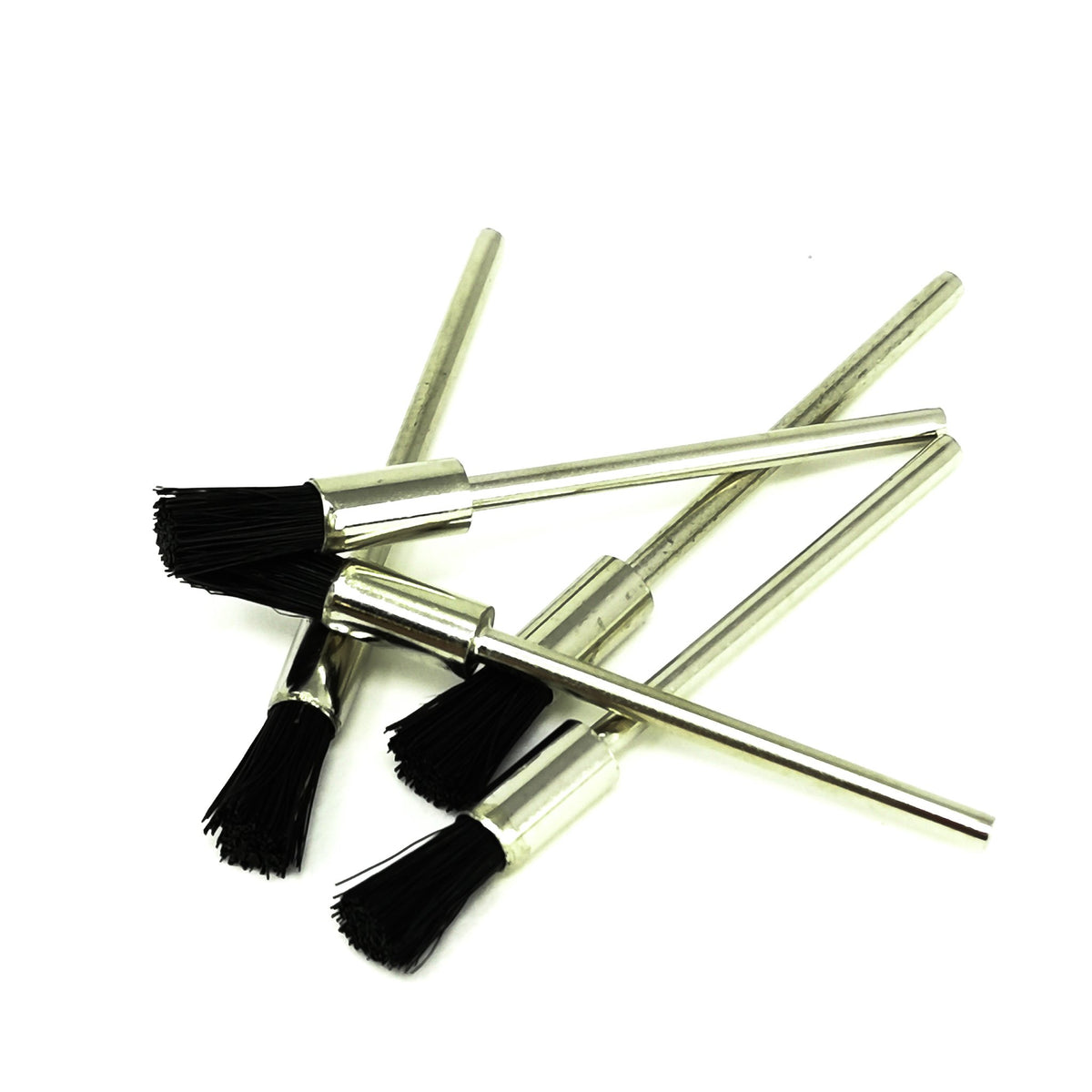 Black Bristle Brush small 5pcs, made of nylon.