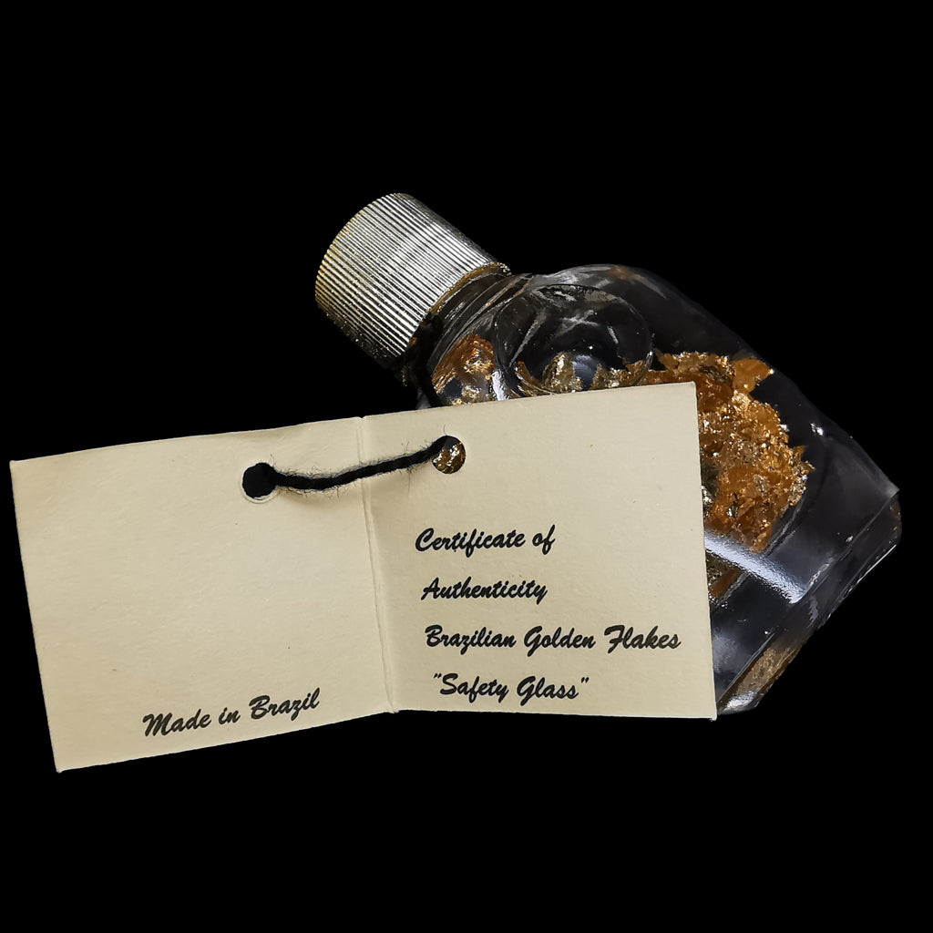 Gold Flakes bottled from Brazil.