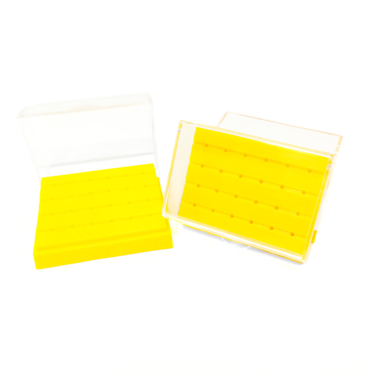 Dental Burr Holder 24 hole, made of plastic.