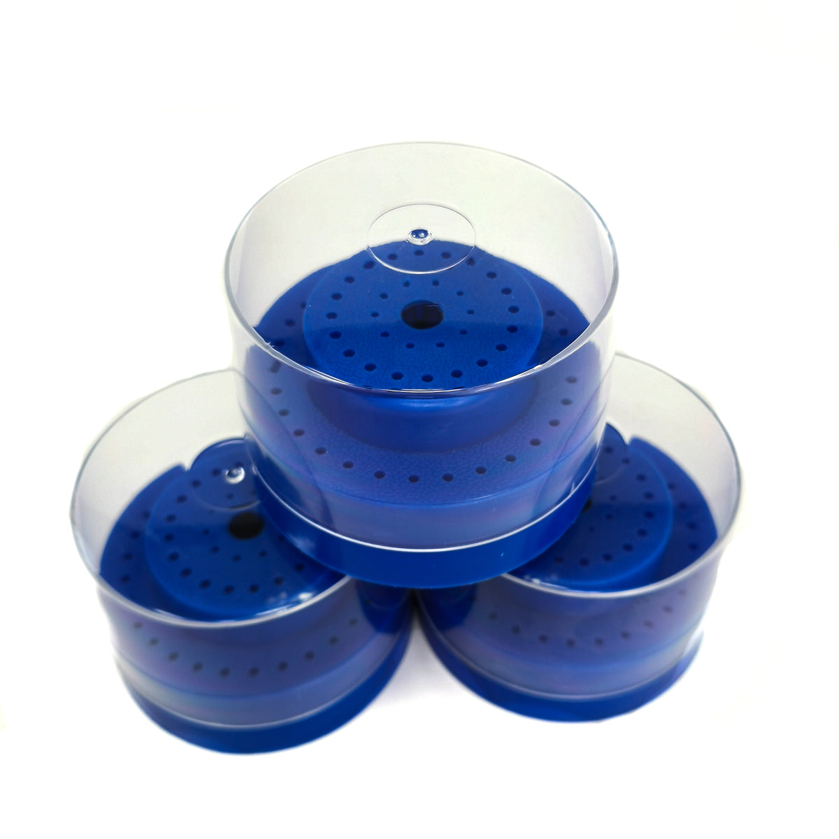 Dental Burr Holder 62 hole, made of plastic.