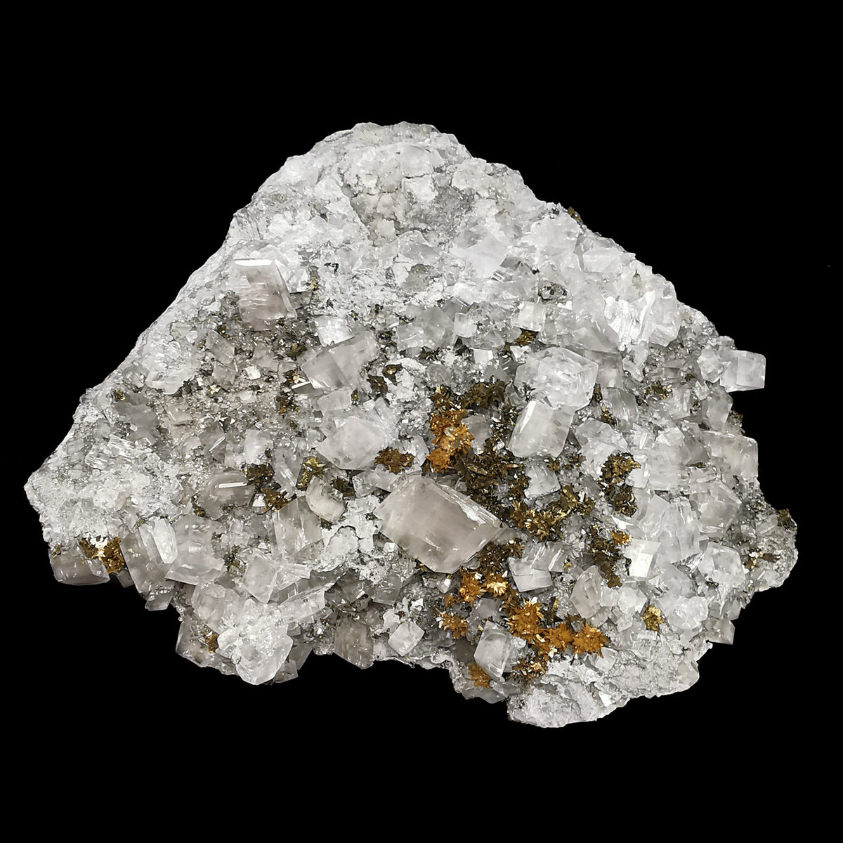 Calcite mineral specimen, calcium carbonate, from Linwood Mine, Buffalo, Iowa, USA.