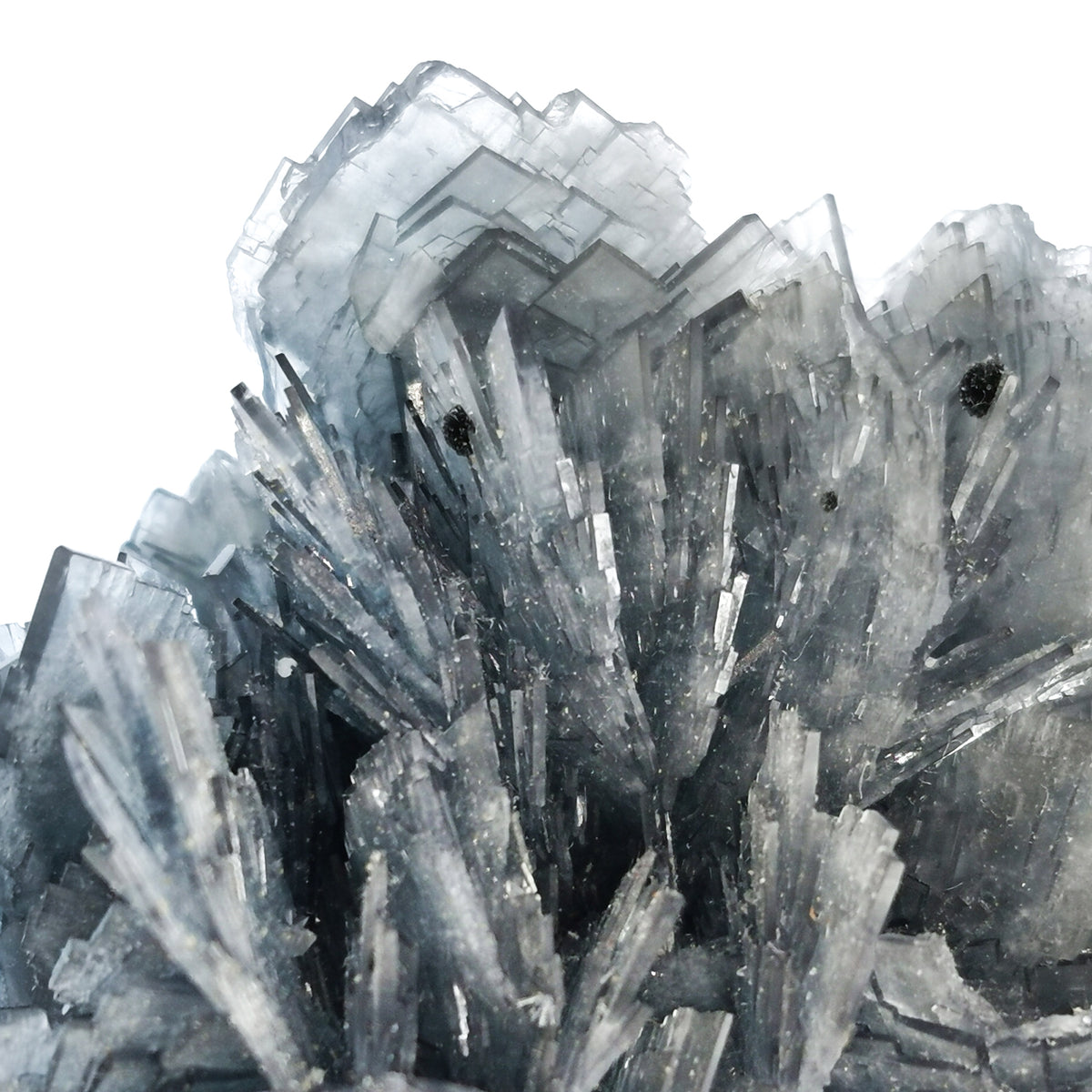 Blue Barite mineral specimen, barium sulfate, from Cavnic, Romania.