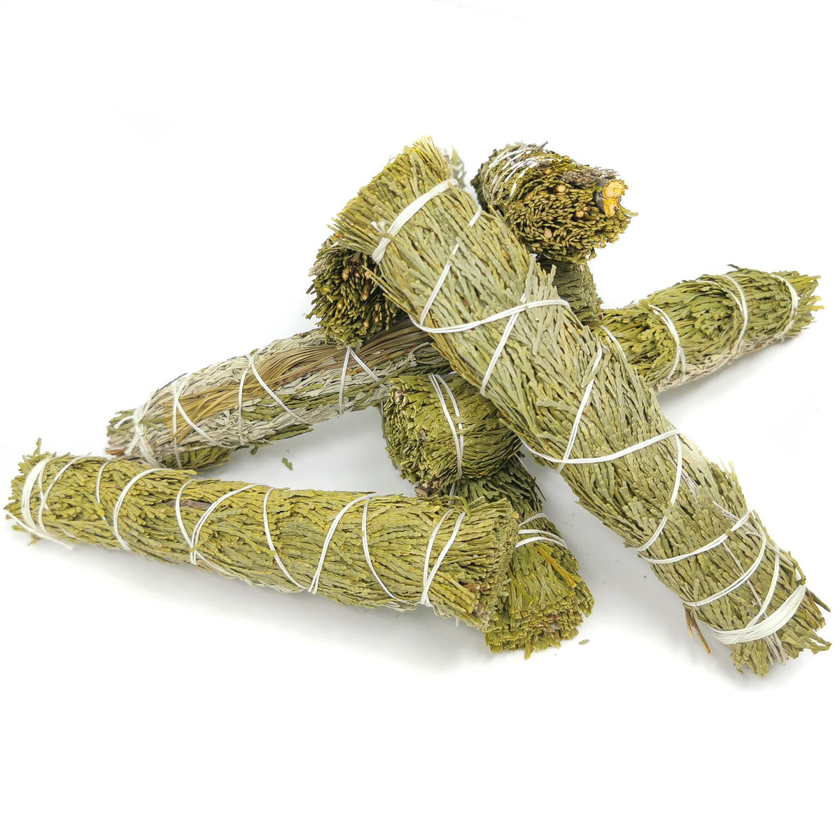 Cedar and sweetgrass 8 inch smudge stick – three sticks