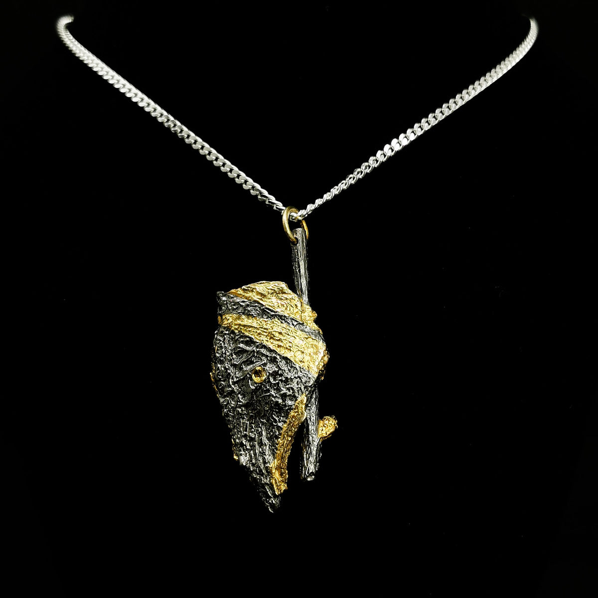 Citrine Shield pendant.