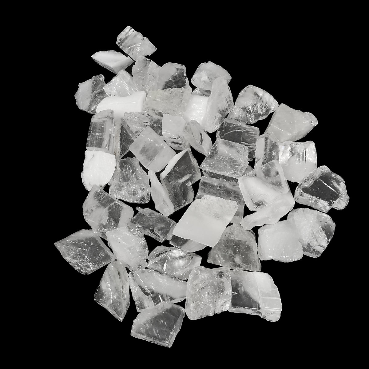 Clear Calcite specimen, calcium carbonate, from Mexico.