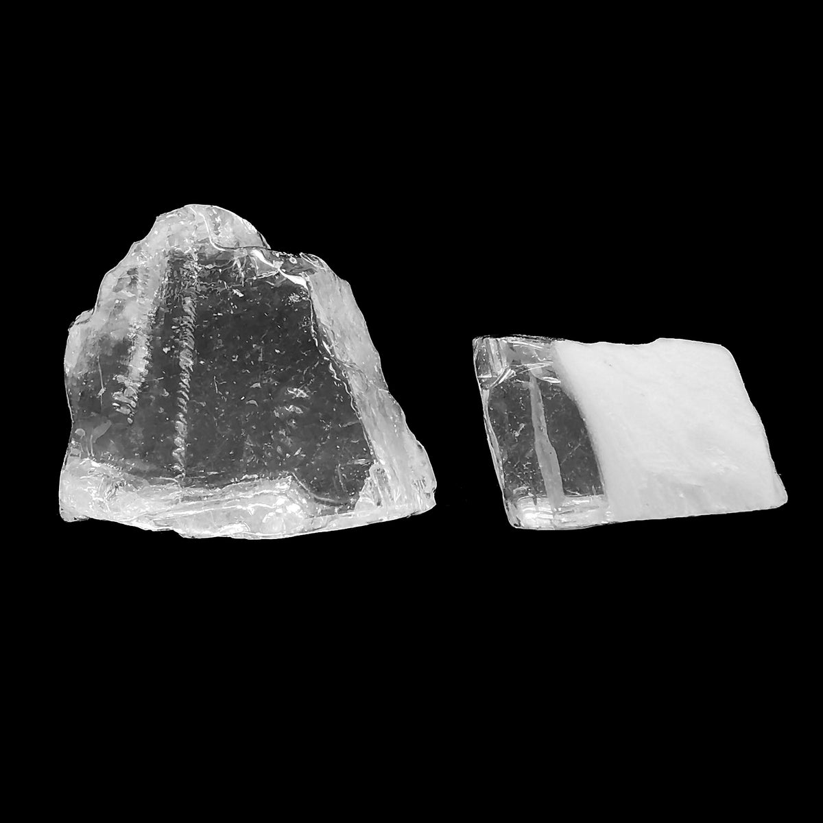 Clear Calcite specimen, calcium carbonate, from Mexico.