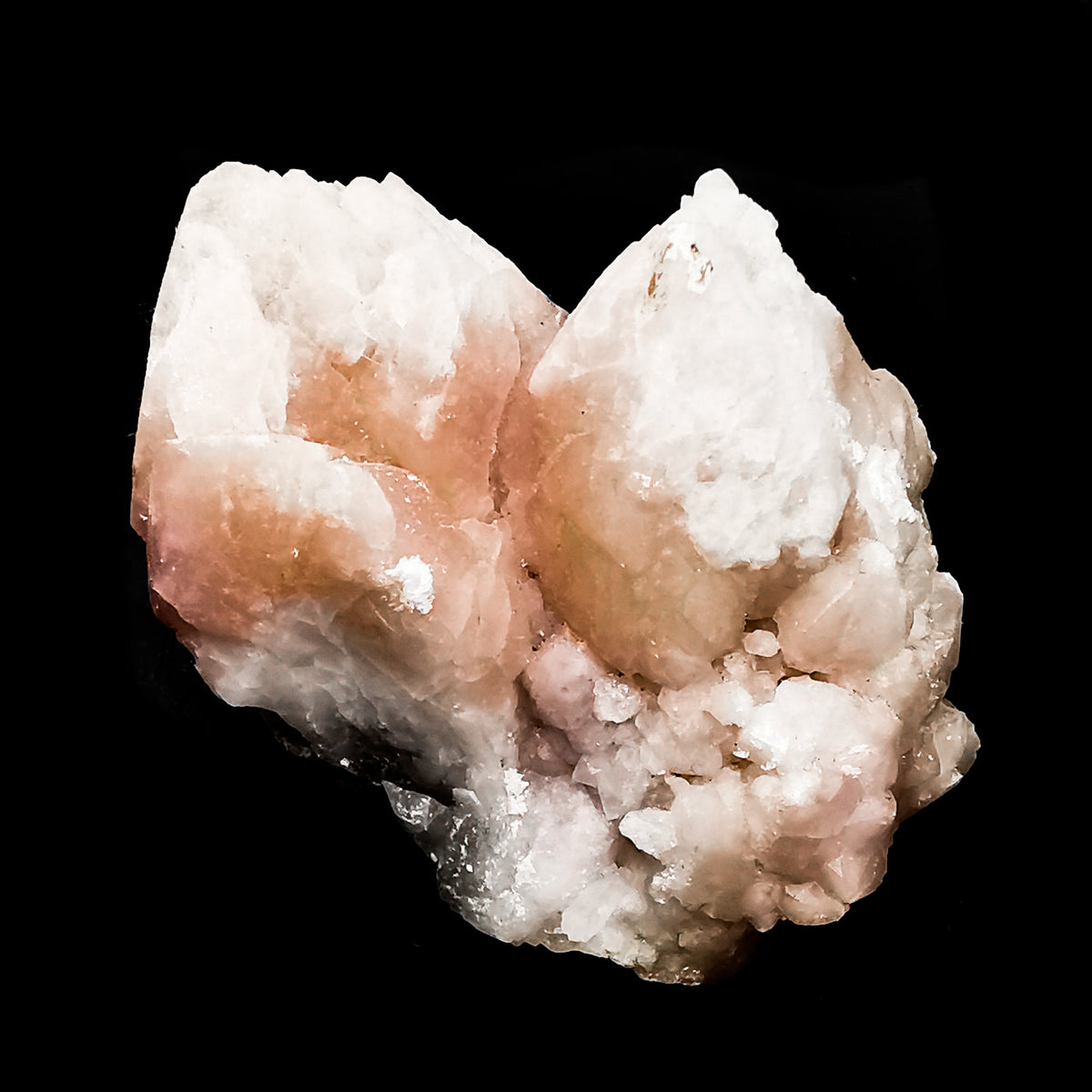 Cobaltoan calcite, Morocco: close view of crystals