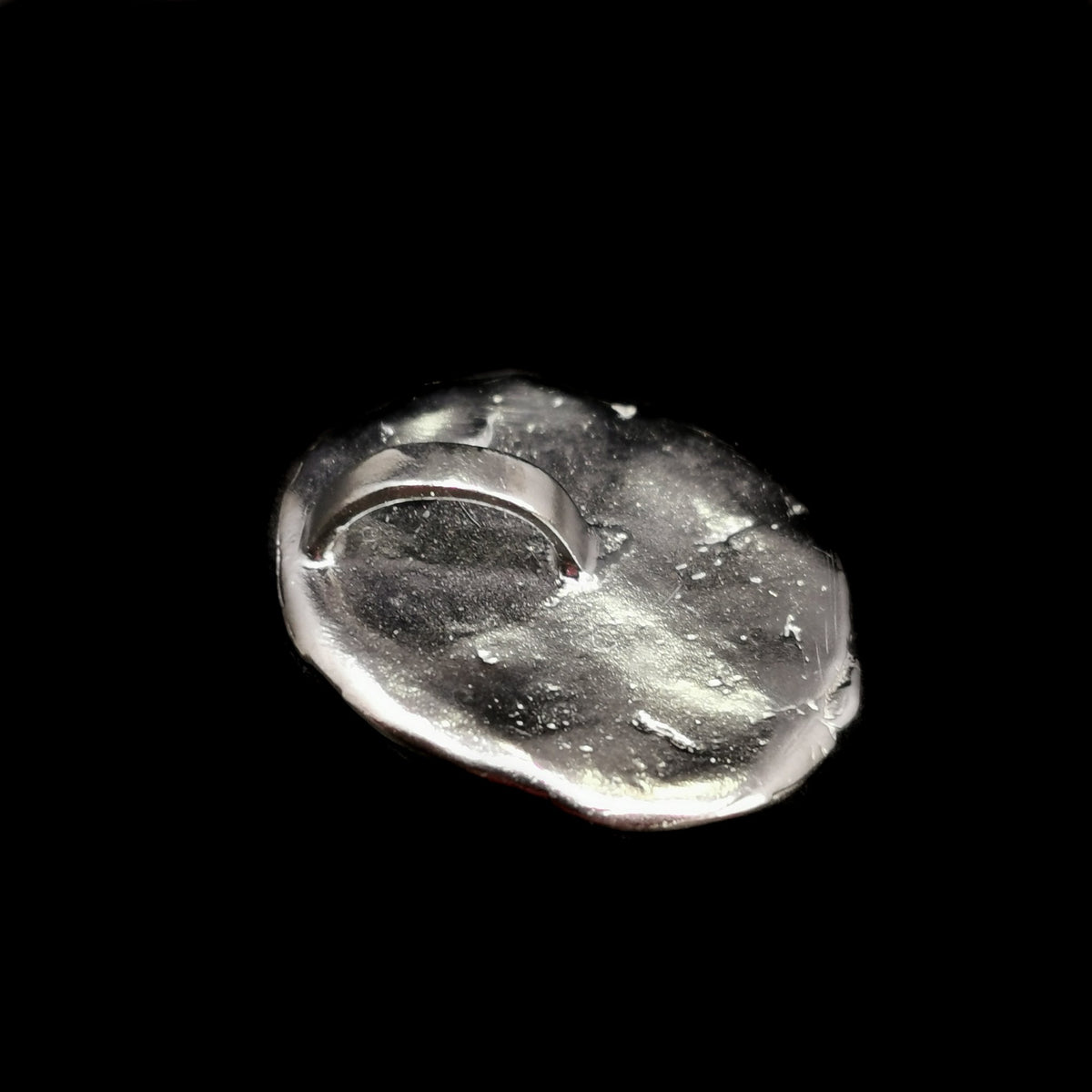 Comet pendant: back of pendant