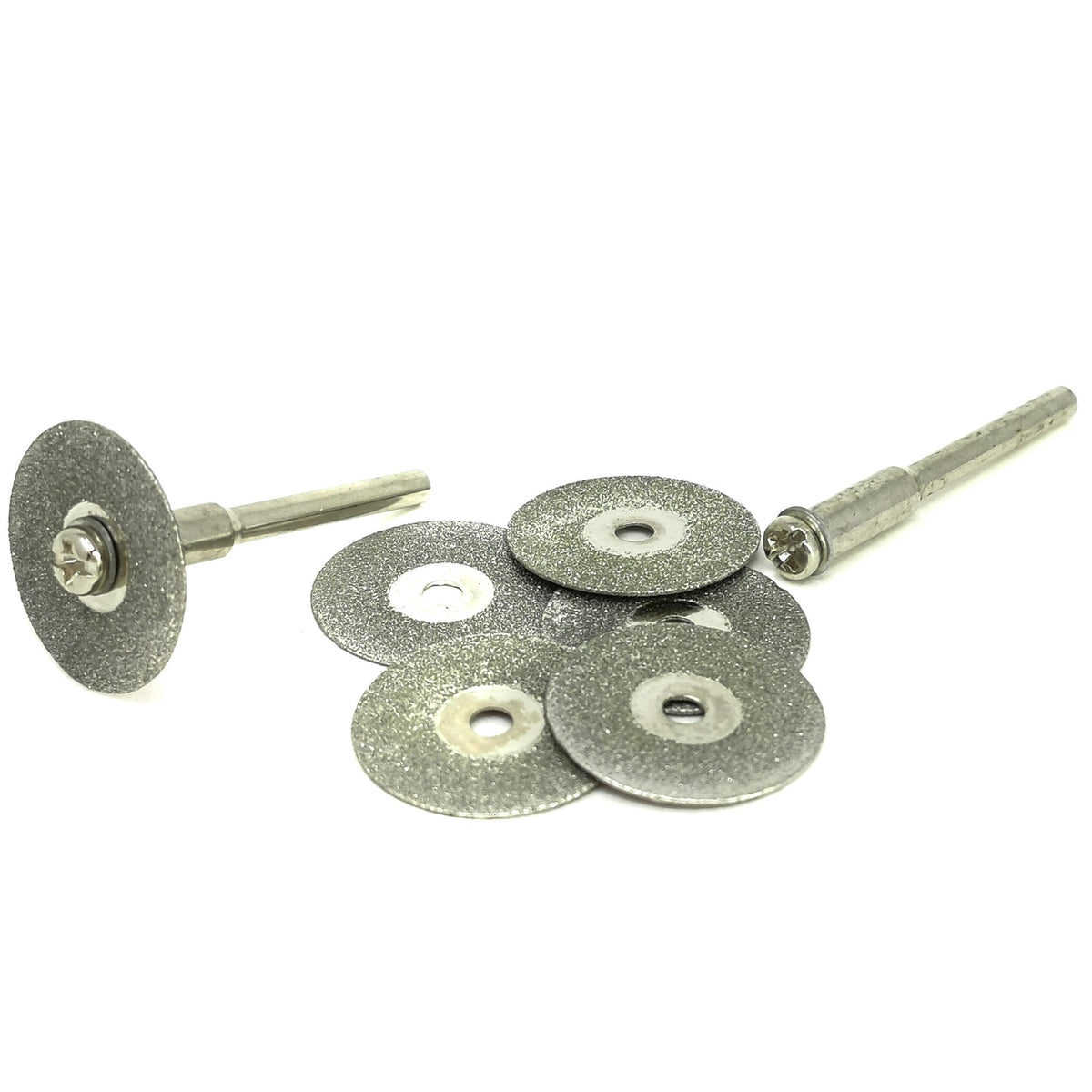 Diamond Cut Off Wheel saw, made of metal plated with diamond.