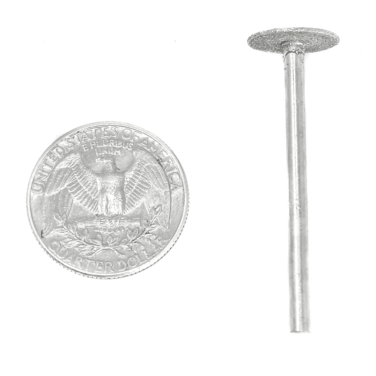 T-Wheel diamond plated lapidary burr.