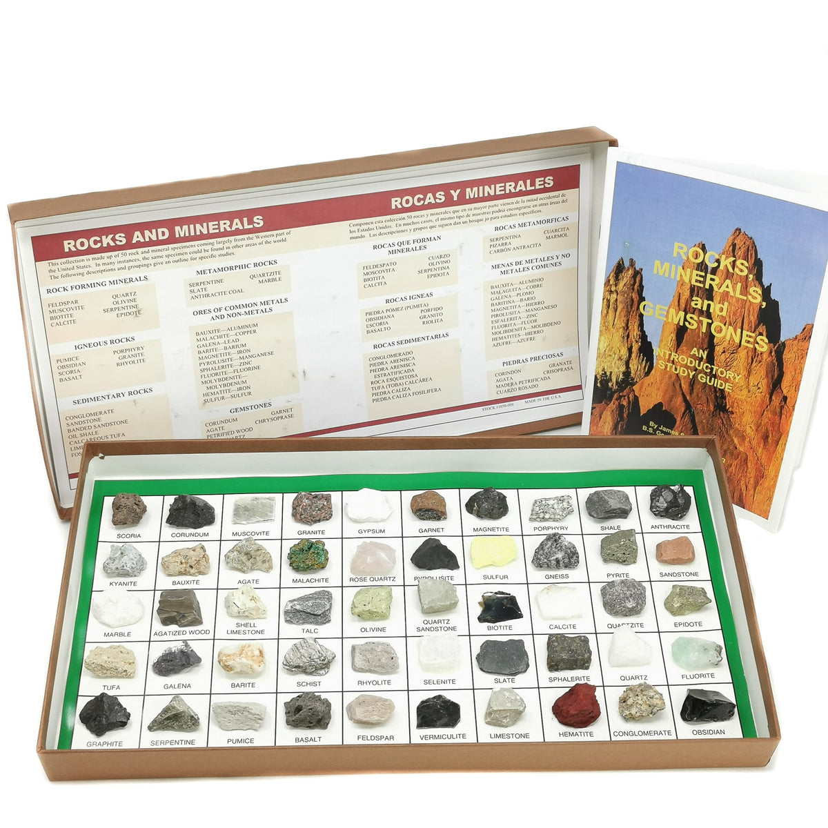 50 pieces mineral set.