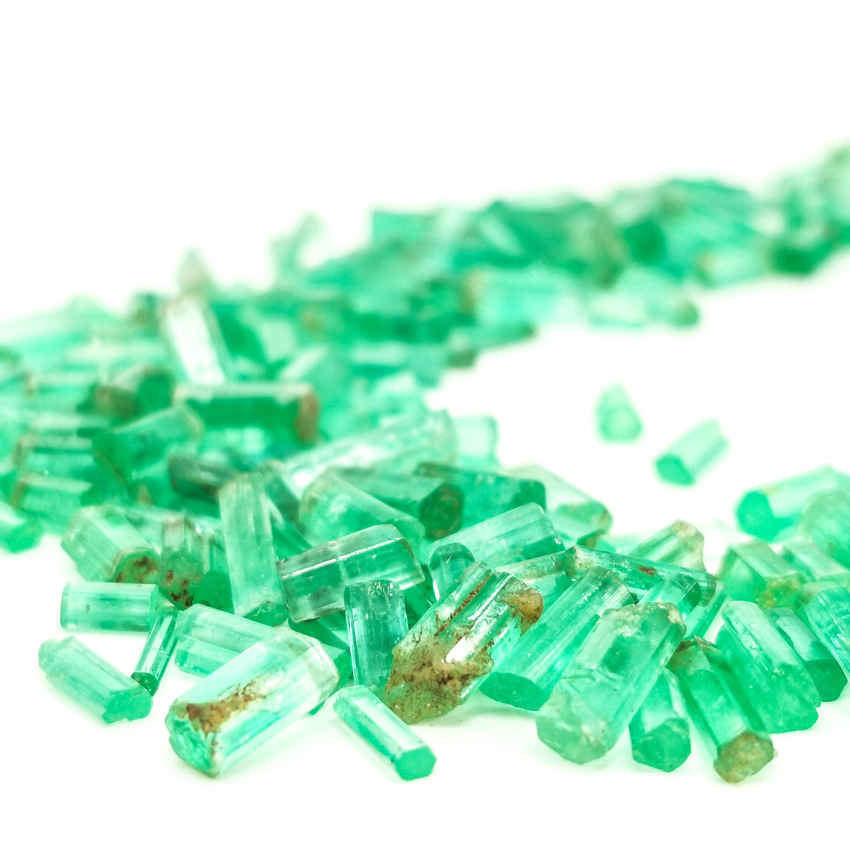 Emerald specimen, a variety of beryl, from Panjsher Valley, Afghanistan.