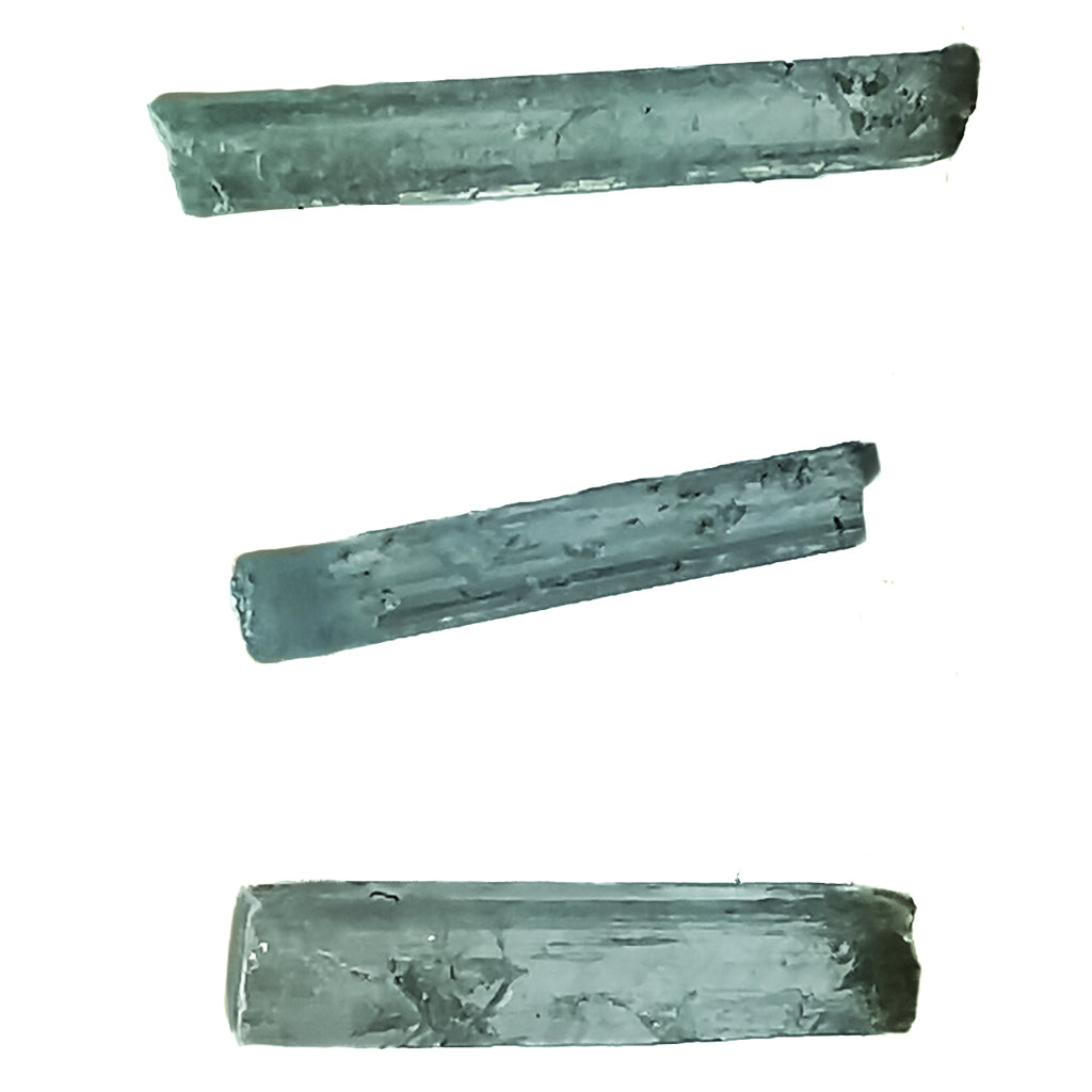 Emerald crystal from Nigeria – three long crystals