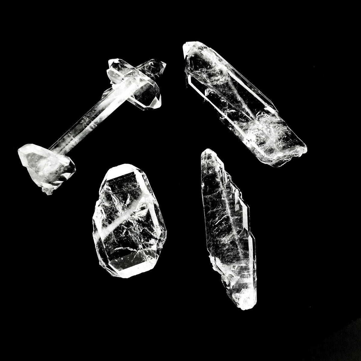 Faden Quartz specimen from Tole, Khyber Pakhtunkhwa Province, Pakistan.