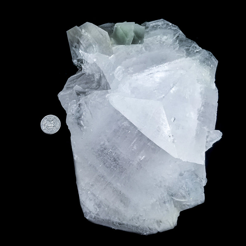 Fluorite on Calcite - Mineral Specimen