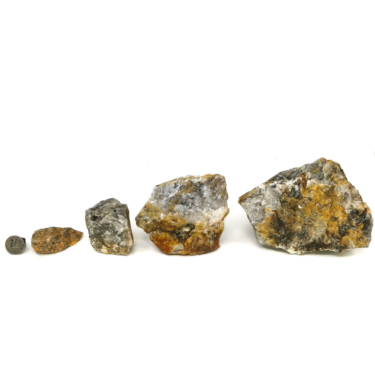 Smoky Quartz rough from Lake George, Colorado, USA.