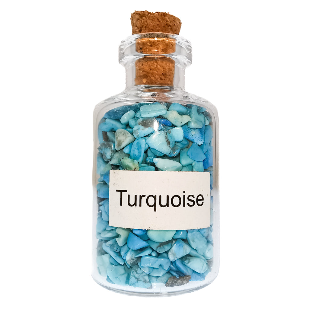 Mini gem bottle – turquoise bottle