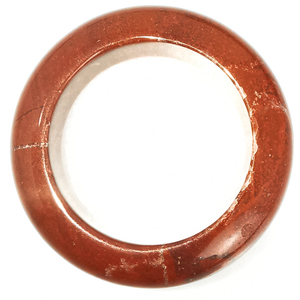 Gemstone ring – red jasper ring
