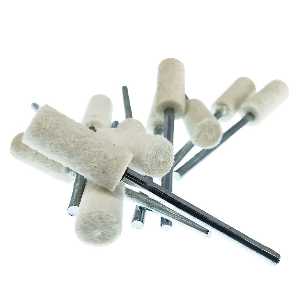 Hard Pressed Felt cylinders 12pcs.