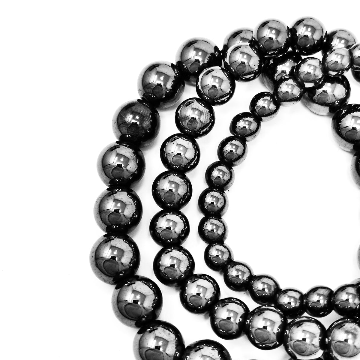 Hematite bead bracelet, photo 5 of 6