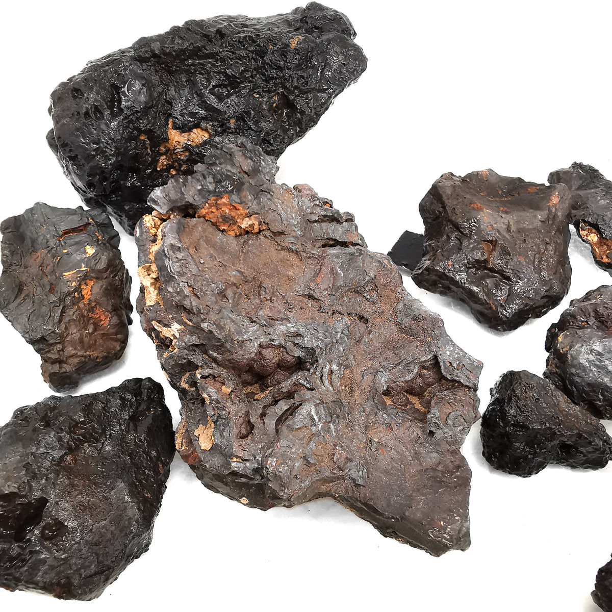 Hematite rough, an iron oxide, from Arizona, USA.