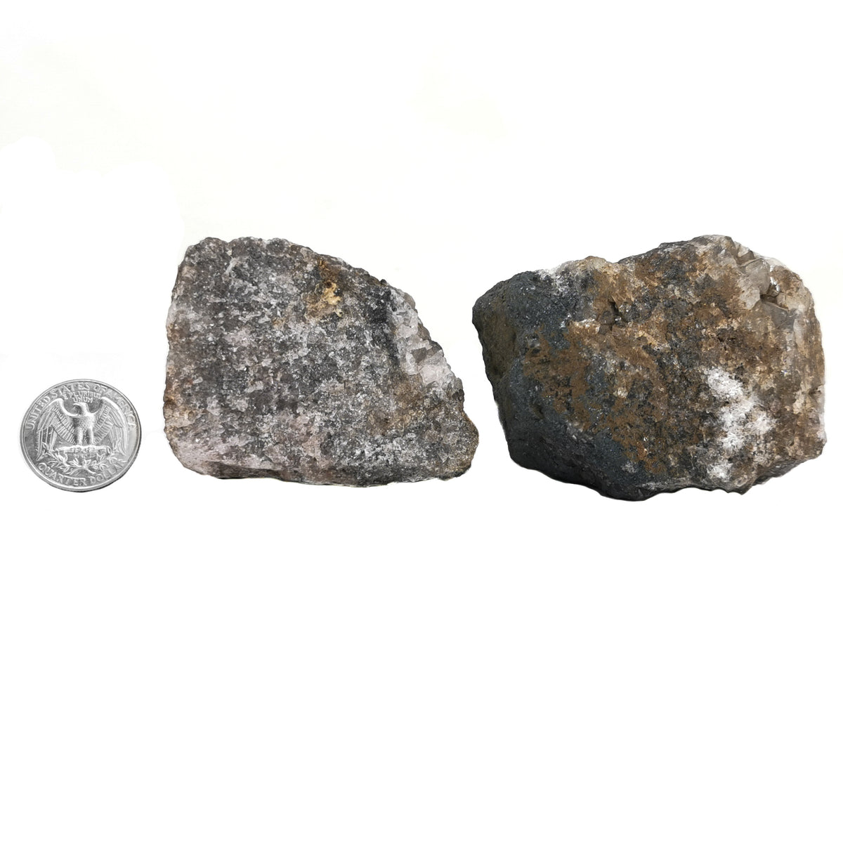 Hematite on Quartz rough.