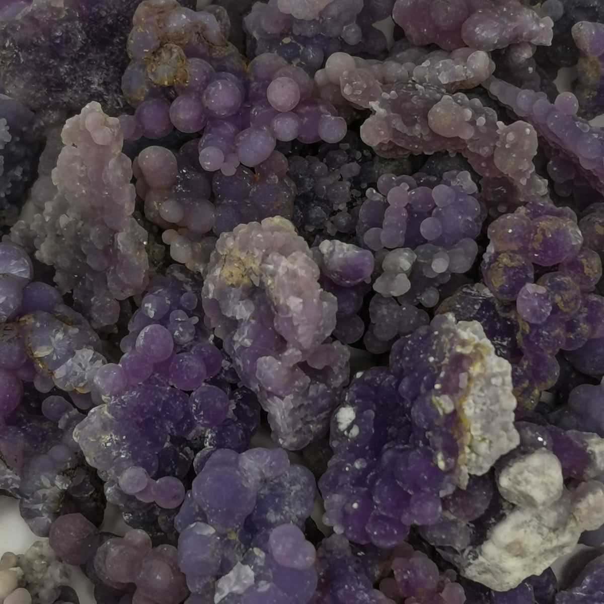 Grape Agate specimen, a variety of chalcedony.