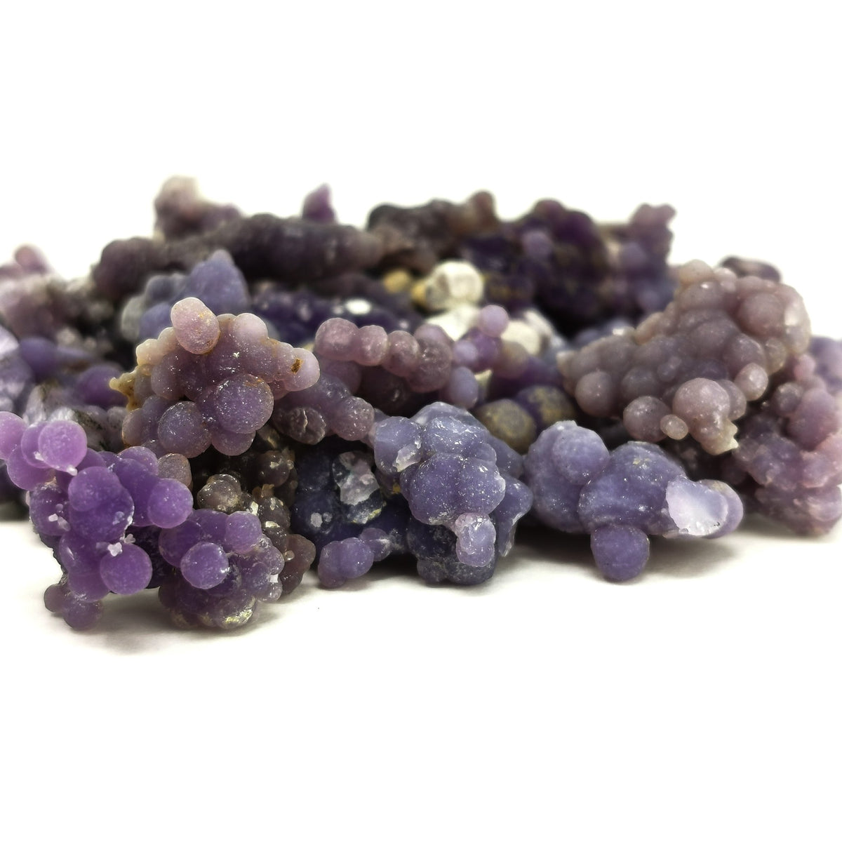 Grape Agate specimen, a variety of chalcedony.